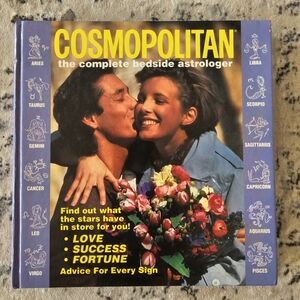 Cosmopolitan Bedside Astrologer Book Horoscope Zodiac Vintage Collectible